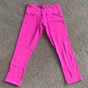 Hot Pink Lululemon Crops!